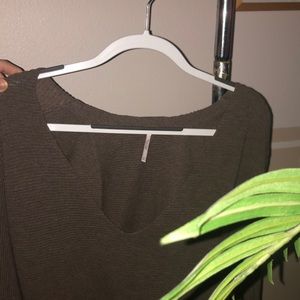 Free People lowcut sweater